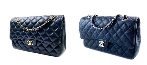 lambskin vs chanel bag